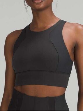 lululemon athletica black High-Neck Sports Bra